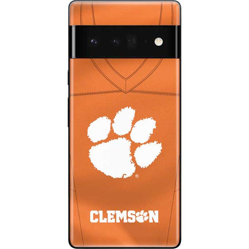 Clemson University Orange Jersey Google Pixel 6 Pro Skin