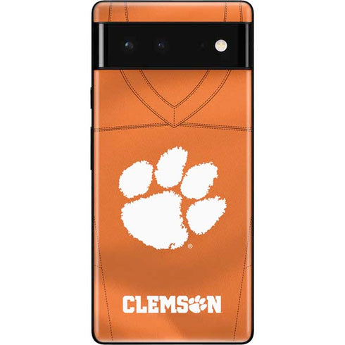 Clemson University Orange Jersey Google Pixel 6 Skin