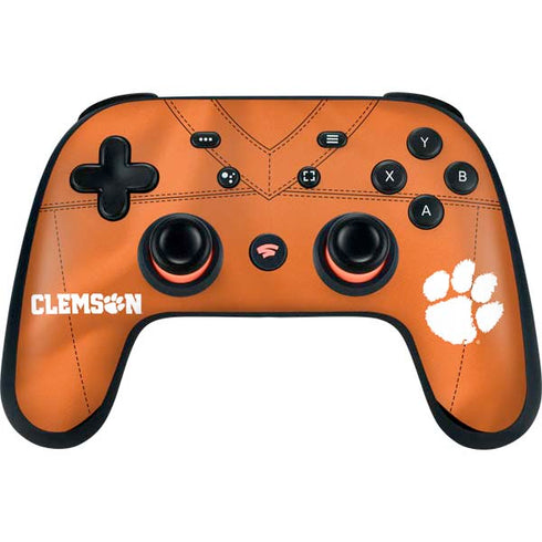 Clemson University Orange Jersey Google Stadia Controller Skin