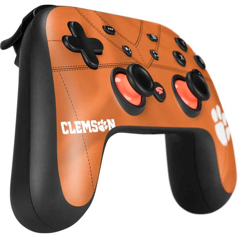 Clemson University Orange Jersey Google Stadia Controller Skin