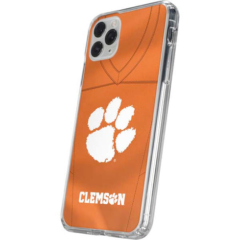 Clemson University Orange Jersey iPhone 11 Pro Clear Case