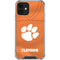 Clemson University Orange Jersey iPhone 12 Clear Case