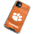 Clemson University Orange Jersey iPhone 12 Clear Case