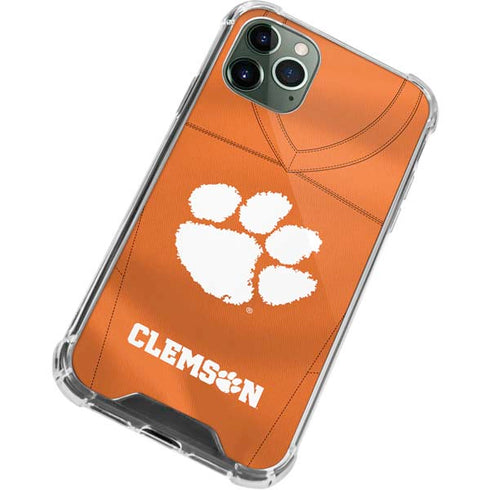 Clemson University Orange Jersey iPhone 12 Pro Clear Case