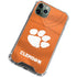 Clemson University Orange Jersey iPhone 12 Pro Max Clear Case