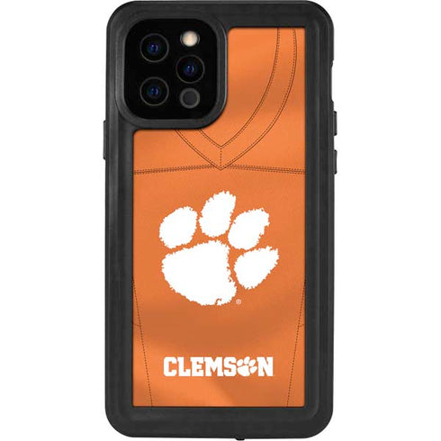 Clemson University Orange Jersey iPhone 12 Pro Waterproof Case