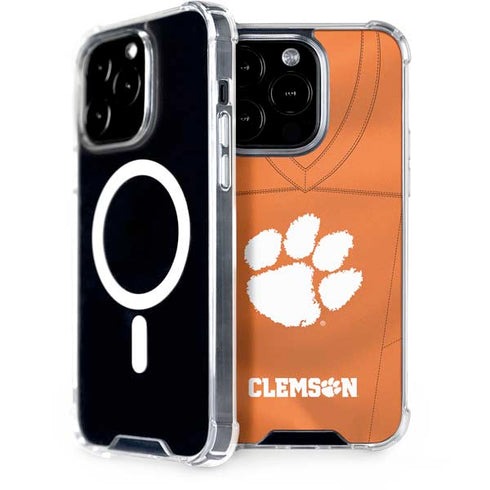 Clemson University Orange Jersey iPhone 13 Pro Max MagSafe Case