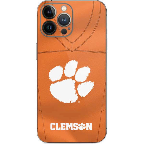Clemson University Orange Jersey iPhone 13 Pro Max Skin