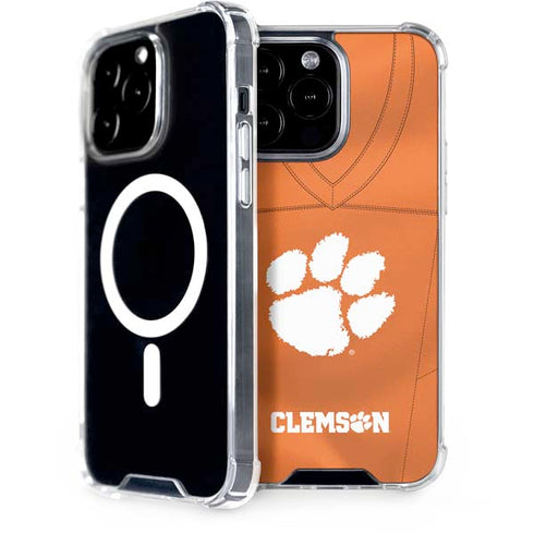 Clemson University Orange Jersey iPhone 14 Pro Max MagSafe Case