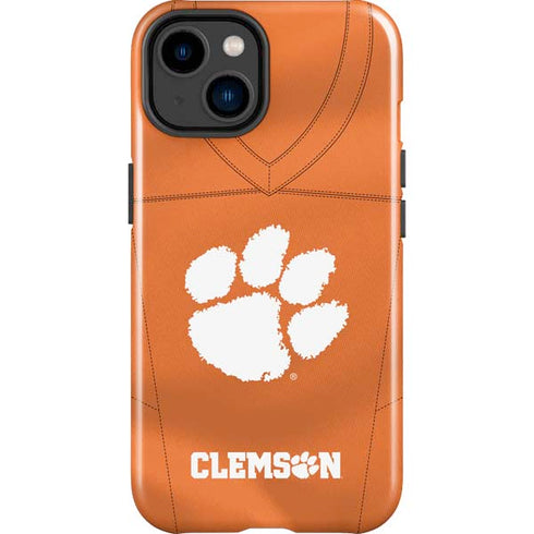 Clemson University Orange Jersey iPhone 15 Impact Case