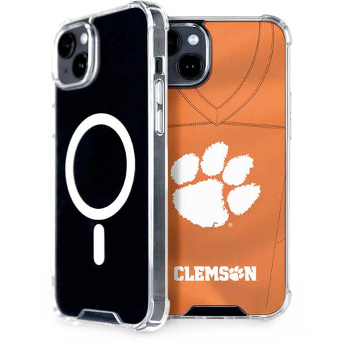 Clemson University Orange Jersey iPhone 15 MagSafe Case