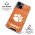 Clemson University Orange Jersey iPhone 15 Plus Clear Case