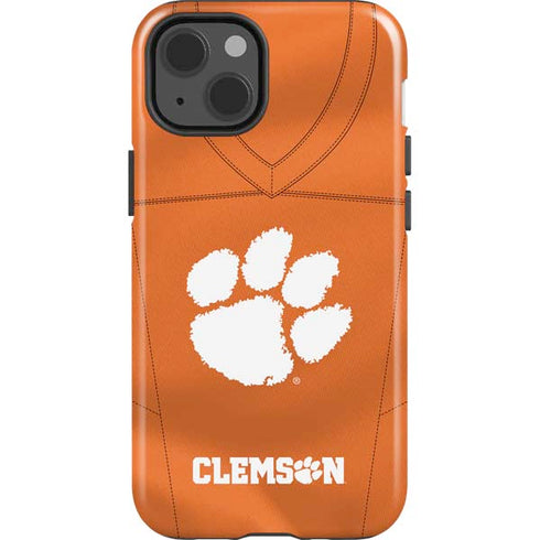 Clemson University Orange Jersey iPhone 15 Plus Impact Case