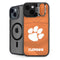 Clemson University Orange Jersey iPhone 15 Plus Kickstand Case