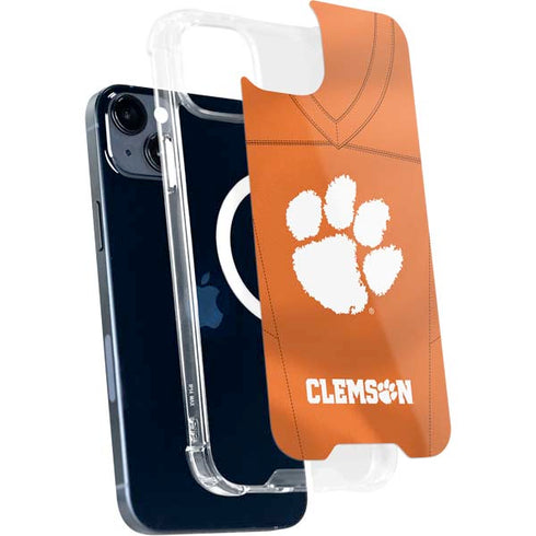 Clemson University Orange Jersey iPhone 15 Plus MagSafe Case