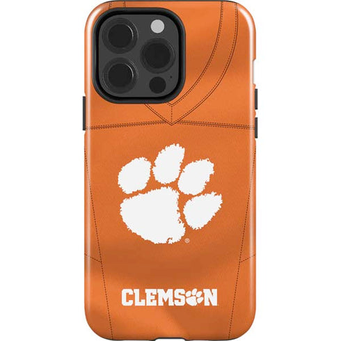 Clemson University Orange Jersey iPhone 15 Pro Impact Case