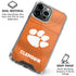 Clemson University Orange Jersey iPhone 15 Pro Max Clear Case
