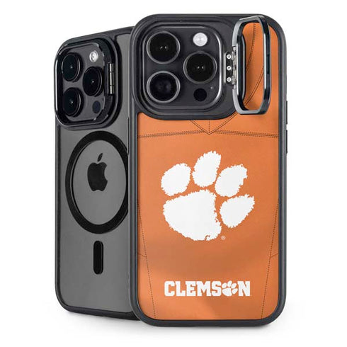 Clemson University Orange Jersey iPhone 15 Pro Max Kickstand Case