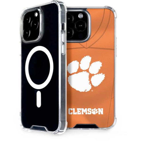 Clemson University Orange Jersey iPhone 15 Pro Max MagSafe Case