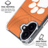 Clemson University Orange Jersey iPhone 16 Plus Clear Case
