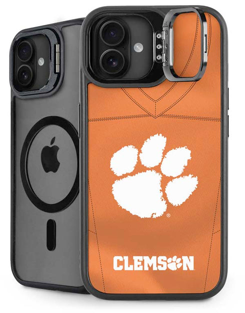 Clemson University Orange Jersey iPhone 16 Plus Kickstand Case