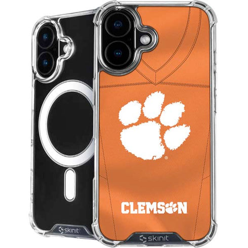 Clemson University Orange Jersey iPhone 16 Plus MagSafe Case