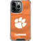 Clemson University Orange Jersey iPhone 16 Pro Max Clear Case