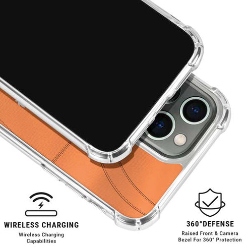 Clemson University Orange Jersey iPhone 16 Pro Max Clear Case