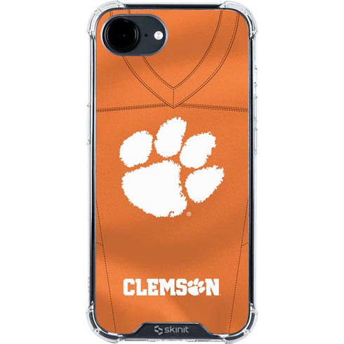 Clemson University Orange Jersey iPhone 16e Clear Case