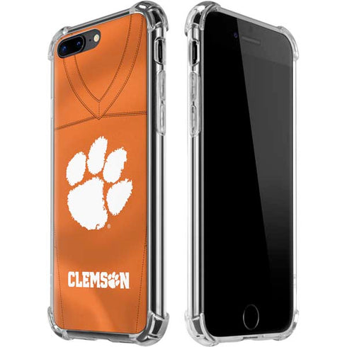 Clemson University Orange Jersey iPhone 7/8 Plus Clear Case