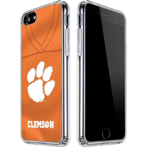 Clemson University Orange Jersey iPhone SE (2nd & 3rd Gen) Clear Case