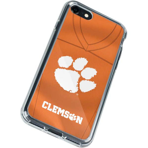 Clemson University Orange Jersey iPhone SE (2nd & 3rd Gen) Clear Case