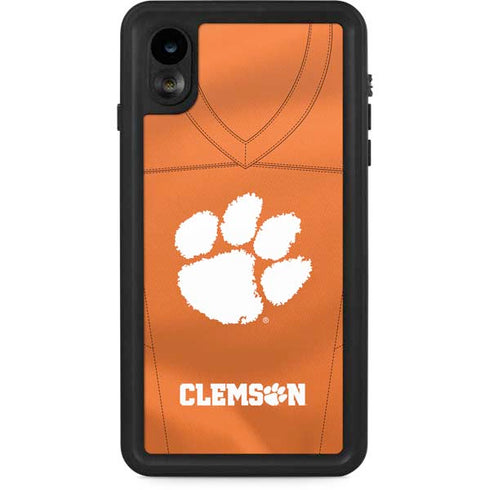 Clemson University Orange Jersey iPhone XR Waterproof Case