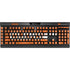Clemson University Orange Jersey K95 RGB PLATINUM Mechanical Gaming Keyboard Skin