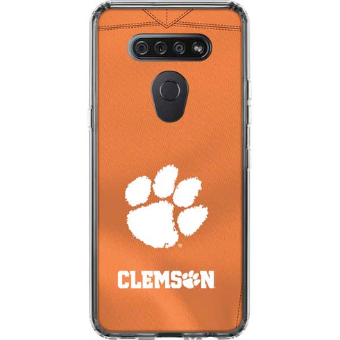 Clemson University Orange Jersey LG K51/Q51 Clear Case