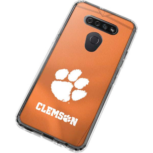 Clemson University Orange Jersey LG K51/Q51 Clear Case