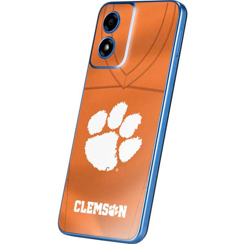 Clemson University Orange Jersey Moto G Play 4G (2024) Skin