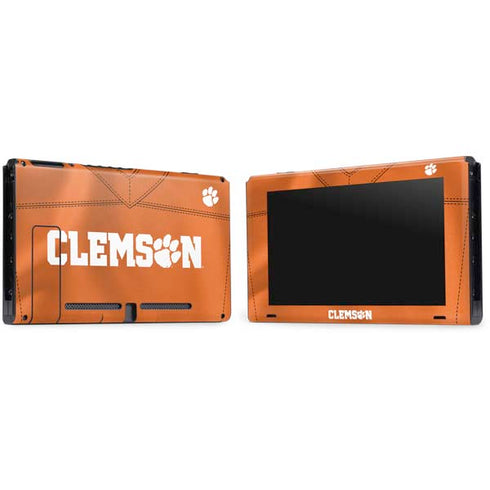Clemson University Orange Jersey Nintendo Switch Bundle Skin