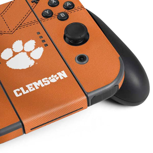 Clemson University Orange Jersey Nintendo Switch (2017-2021) Joy-Con Controller Skin