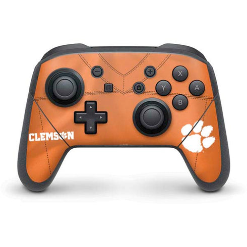 Clemson University Orange Jersey Nintendo Switch Pro Controller Skin