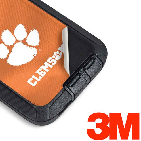 Clemson University Orange Jersey Otterbox Defender Galaxy Skin