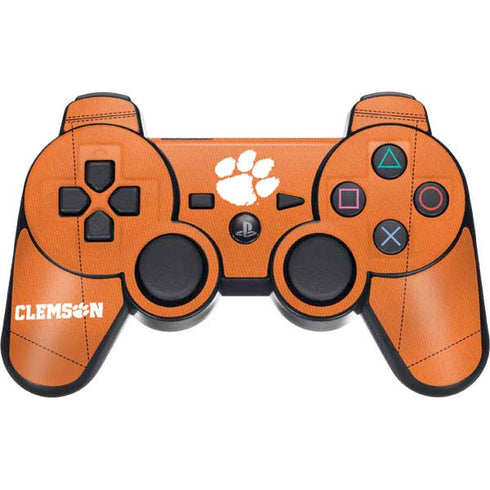Clemson University Orange Jersey PS3 Dual Shock wireless controller Skin