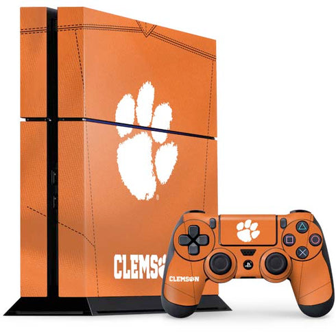 Clemson University Orange Jersey PS4 Console and Controller Bundle Skin