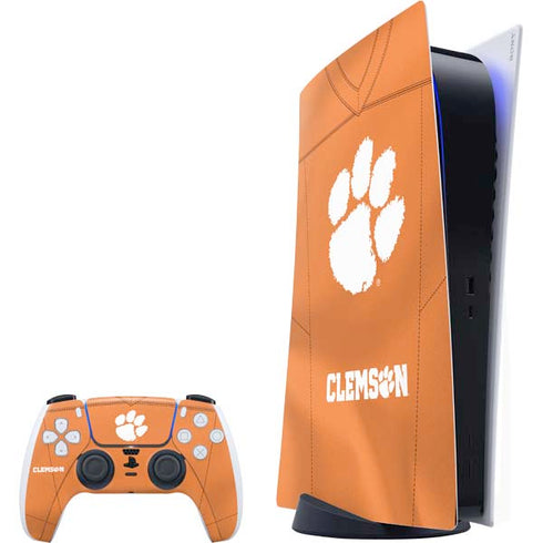 Clemson University Orange Jersey PS5 Bundle Skin