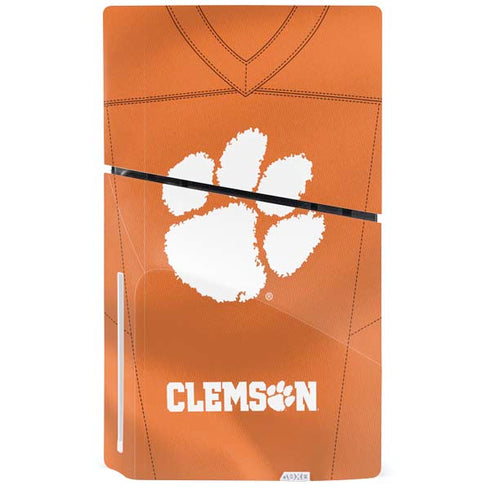 Clemson University Orange Jersey PS5 Slim Disk Bundle Skin
