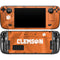 Clemson University Orange Jersey Steam Deck Handheld Gaming Computer OLED Skin