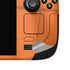 Clemson University Orange Jersey Steam Deck Handheld Gaming Computer OLED Skin