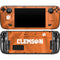 Clemson University Orange Jersey Steam Deck Handheld Gaming Computer Skin