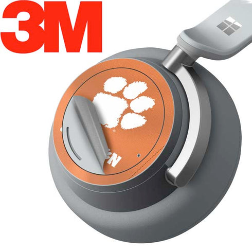 Clemson University Orange Jersey Surface Headphones Skin