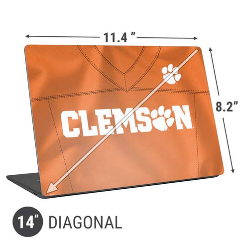 Clemson University Orange Jersey Universal Laptop 14in (11.4 x 8.2in) Skin